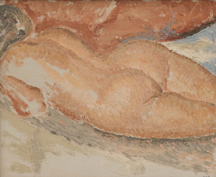 Lionel LeMoine FitzGerald Nude Oil on canvas board 10 x 12 in 25.4 x 30.5 cm