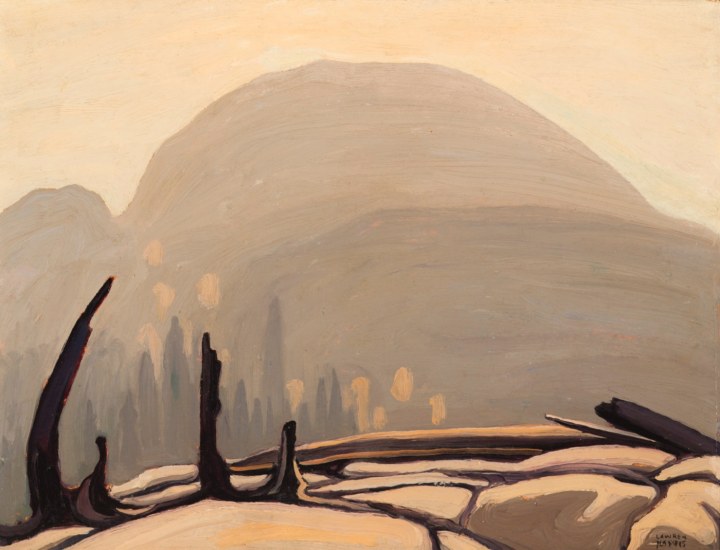 Fig 1. LAWREN S. HARRIS, C.C., LL.D. (1885-1970) Morning Sun Over Hill, Lake Superior (Lake Superior Sketch XXVII) 1922 Oil on Beaverboard 10 3/8 x 13 5/8 in. (26.4 x 34.6 cm)