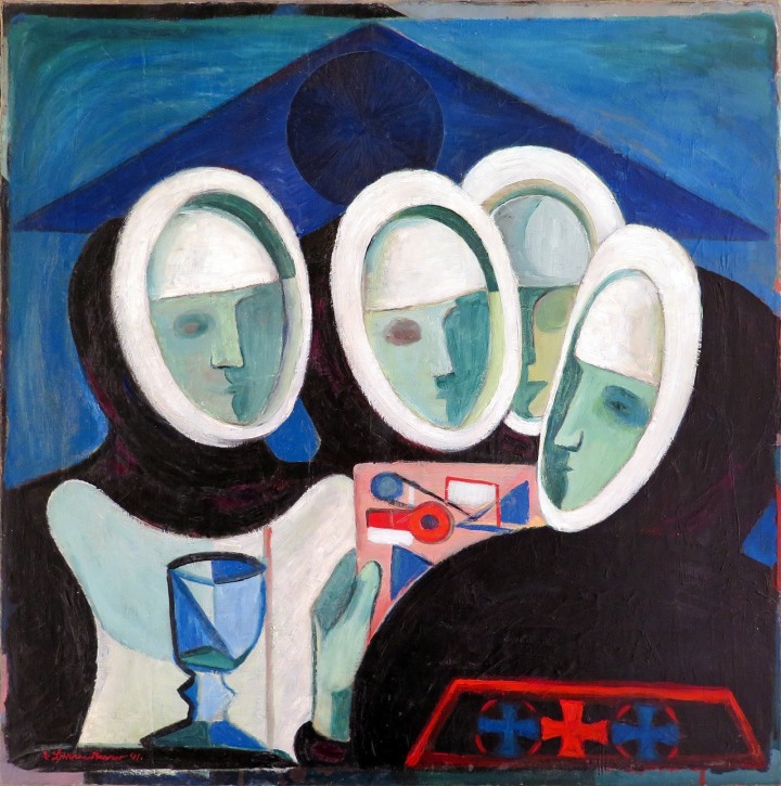 Fig. 1. FRIEDRICH WILHELM (FRITZ) BRANDTNER (1896-1969) The Four Nuns, 1941
