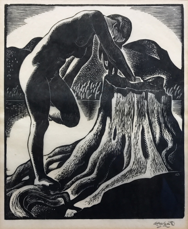 Fig. 1 Edwin Holgate,Nude by a Lake, c. 1933