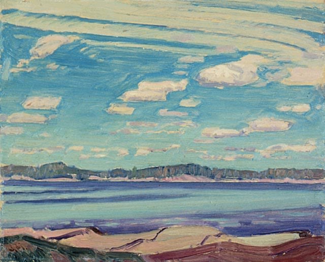 Fig. 4 J.E.H. MacDonald, Sturgeon Bay, near Pointe-au-Baril, 1931, National Gallery of Canada, Ottawa, Ontario, Accession No. 15497