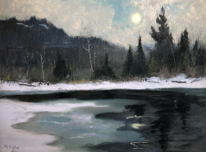 Maurice Cullen, R.C.A. (1866-1934) Early Spring on Caché River, c. 1925