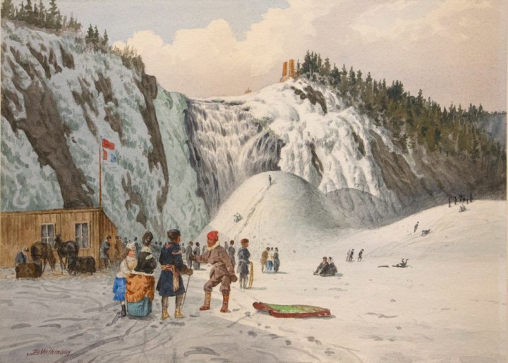 Ice Cone at Montmorency Falls 8 x 11