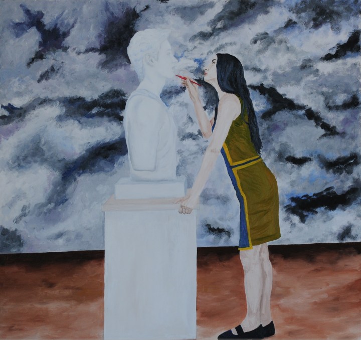 Danova Gardilcic, Freida Gardilcic, oils on canvas, 36 x 36