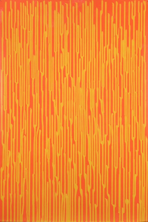 Staggered lines - Tangerine, 2010