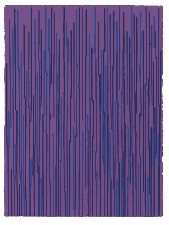 Staggered Lines - Violet, 2010