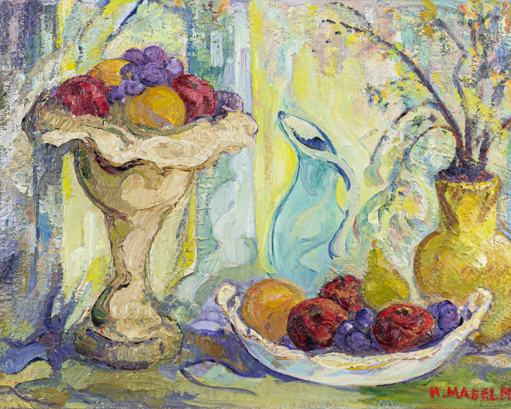 H. Mabel May, A.R.C.A., ''Still Life wi'h Fruit'' 