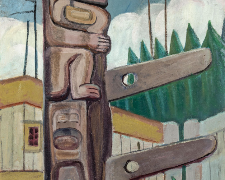 ''Haida, Totem'' 1928 by Emily Carr