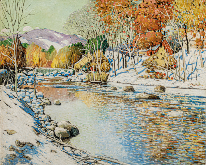 Fortin’s Supranatural Landscape in "First Snow, Lafresnière" 