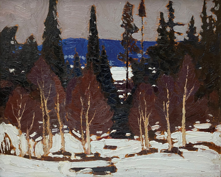 A Tom Thomson painting in The Collection of MItzi and Mel Dobrin