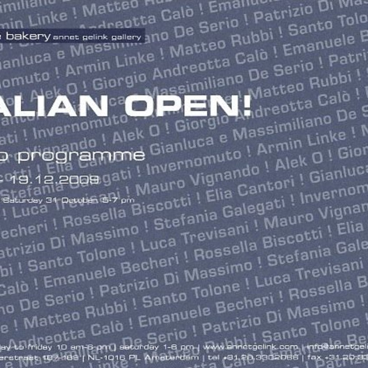 Italian Open! video programme