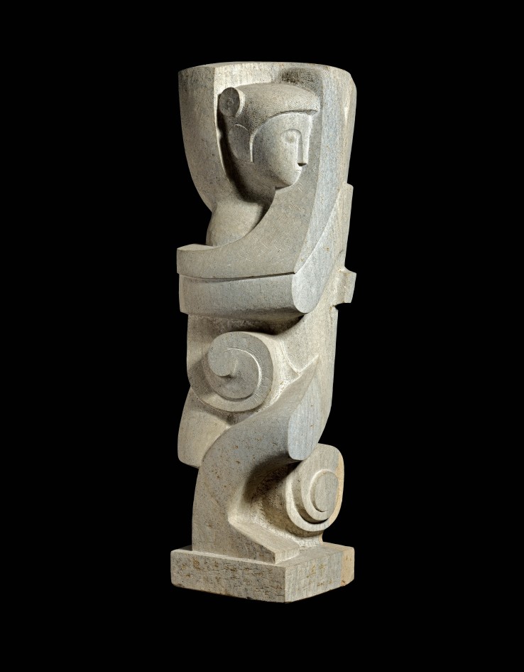 George Kennethson  Dancing Figure, 1958  Clipsham  36 x 1 1 x 9 cm