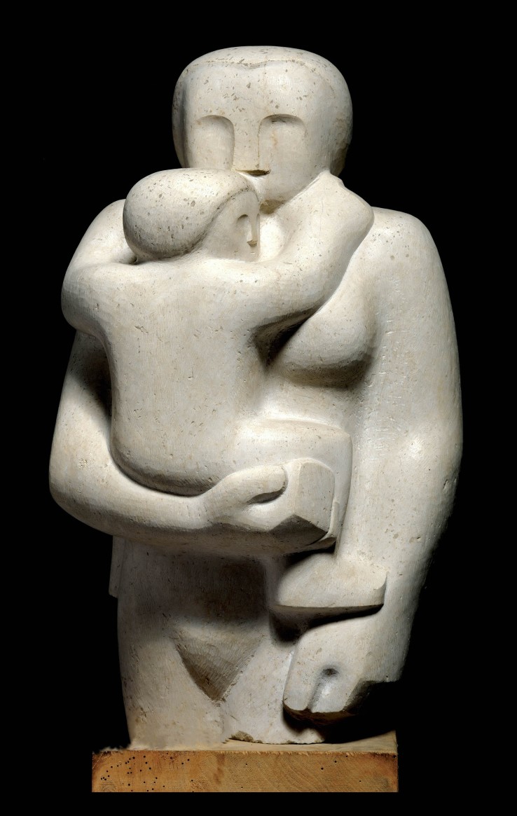 George Kennethson  Mother and Child, 1945  Hoptonwood  23 x 13 x 9 cm