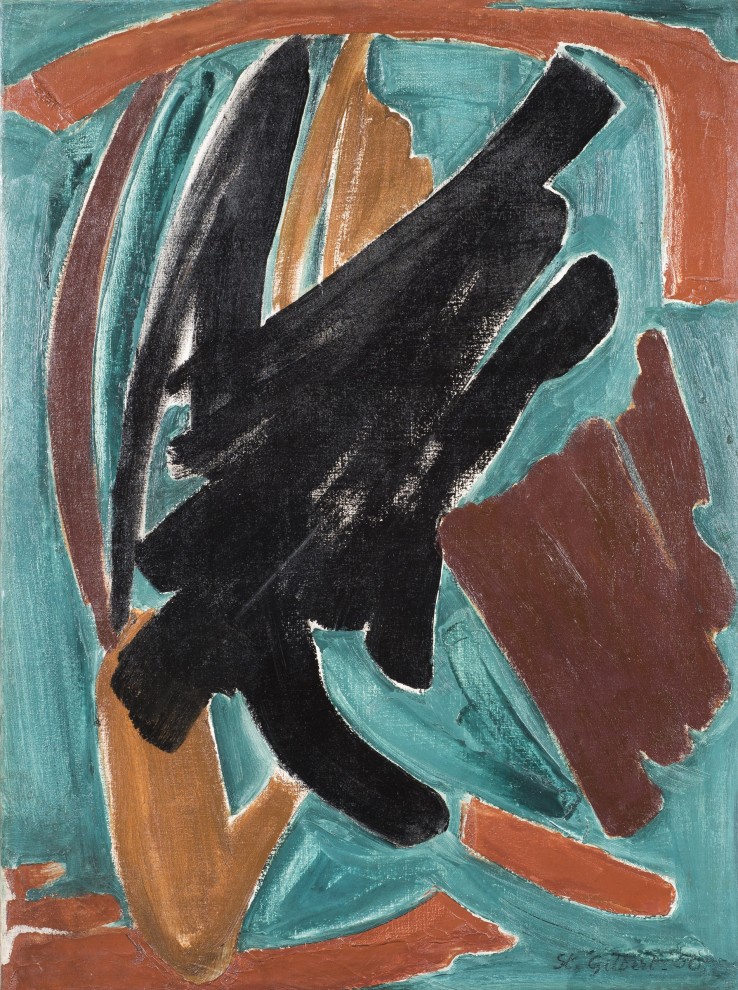 Stephen Gilbert  Untitled, 1950  Oil on canvas  81 x 60 cm  Signed and dated lower right