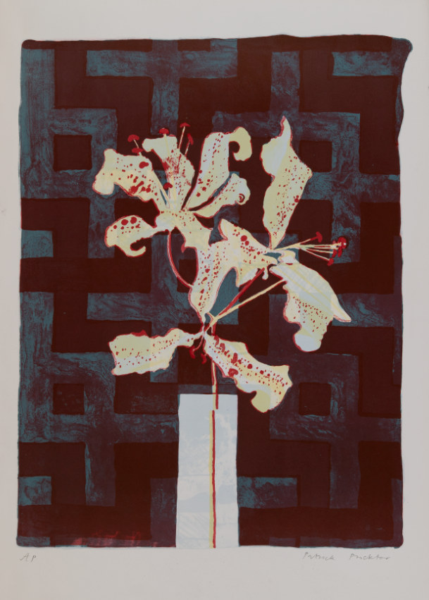 Patrick Procktor RA  Liliaceae, 1980  Lithograph  64 x 49 cm (image)  Edition of 150