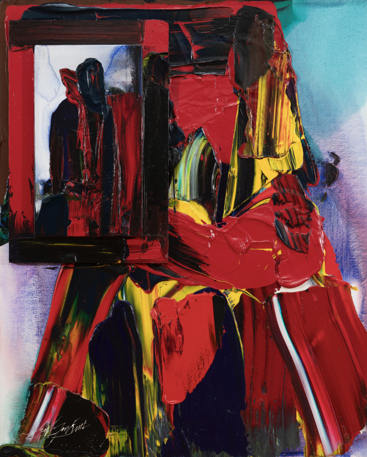 Paul Jenkins (1923-2012), Phenomena Faust Spoke, 1995-96, Acrylic on canvas, 101.6 x 81 cm