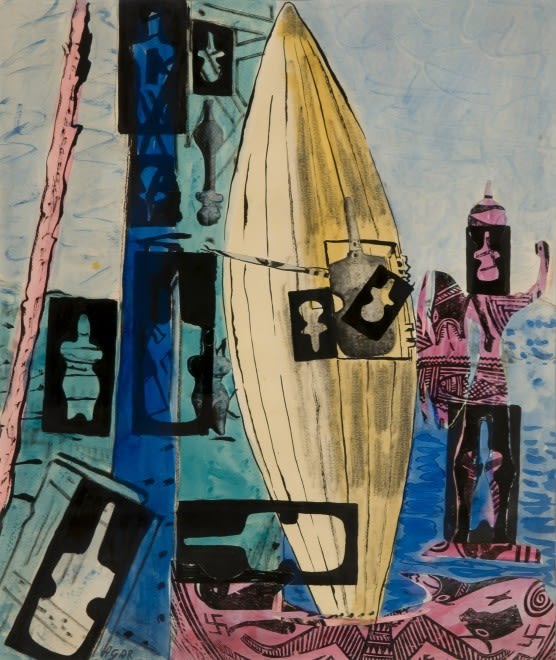 Eileen Agar Piece with Strings 1941