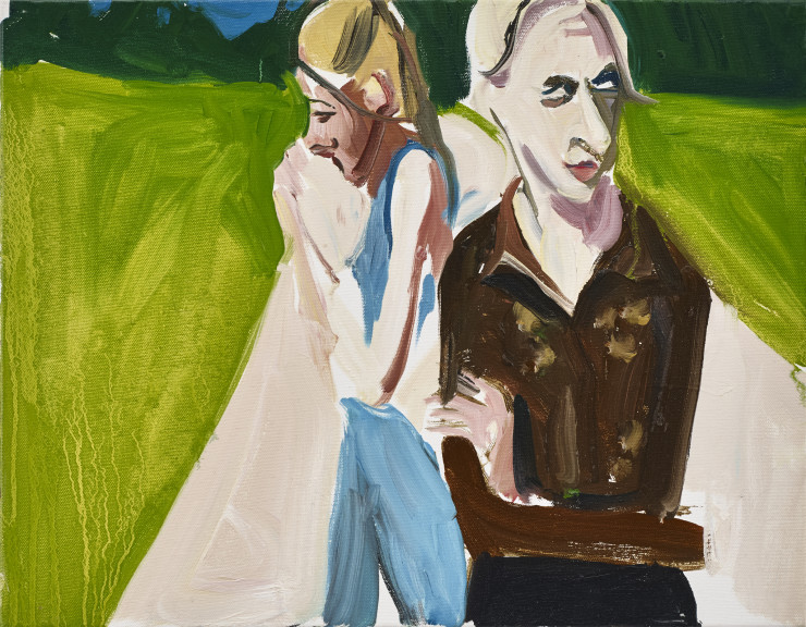 Chantal Joffe, Lola and Scarlett, 2016