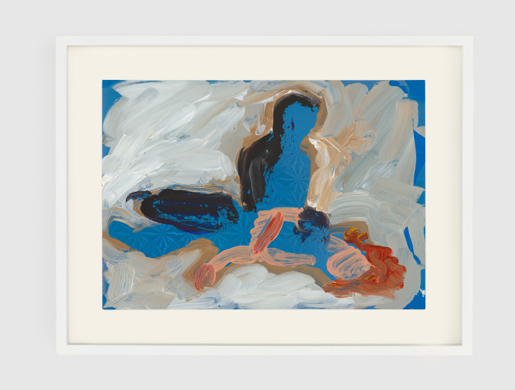 Florence Peake, Hall of the Swell (Luke & Rachel - Blue), 2015