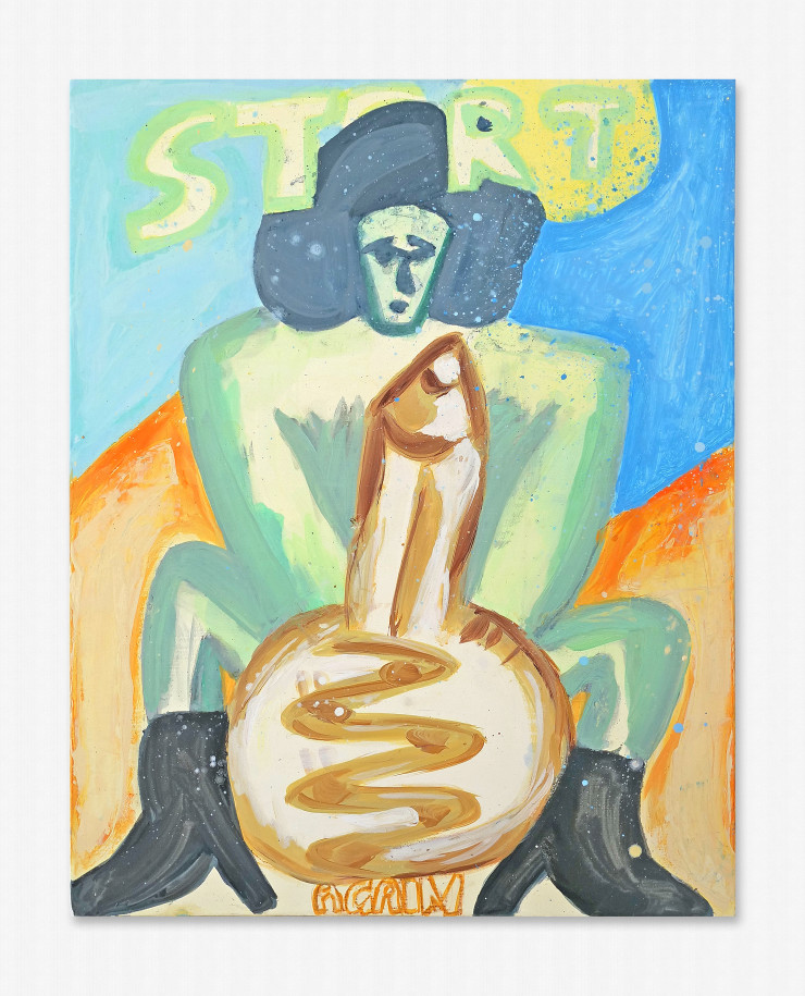 Kate Groobey Start Again (Orange Ground), 2020