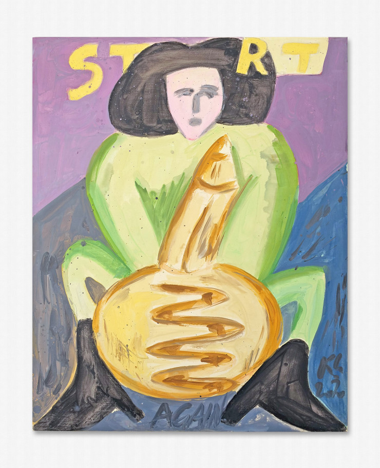 Kate Groobey Start Again (Indigo Ground), 2020