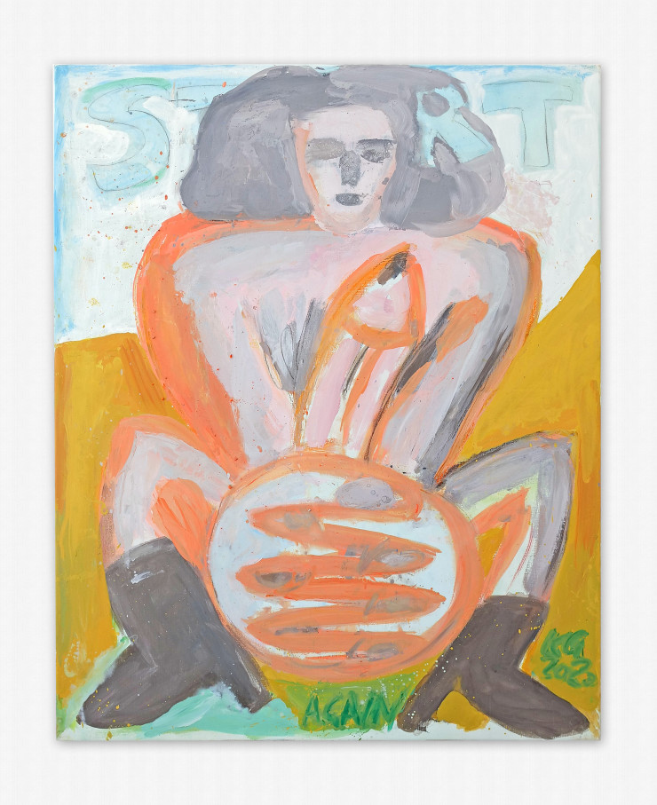 Kate Groobey Start Again (Ochre Ground), 2020