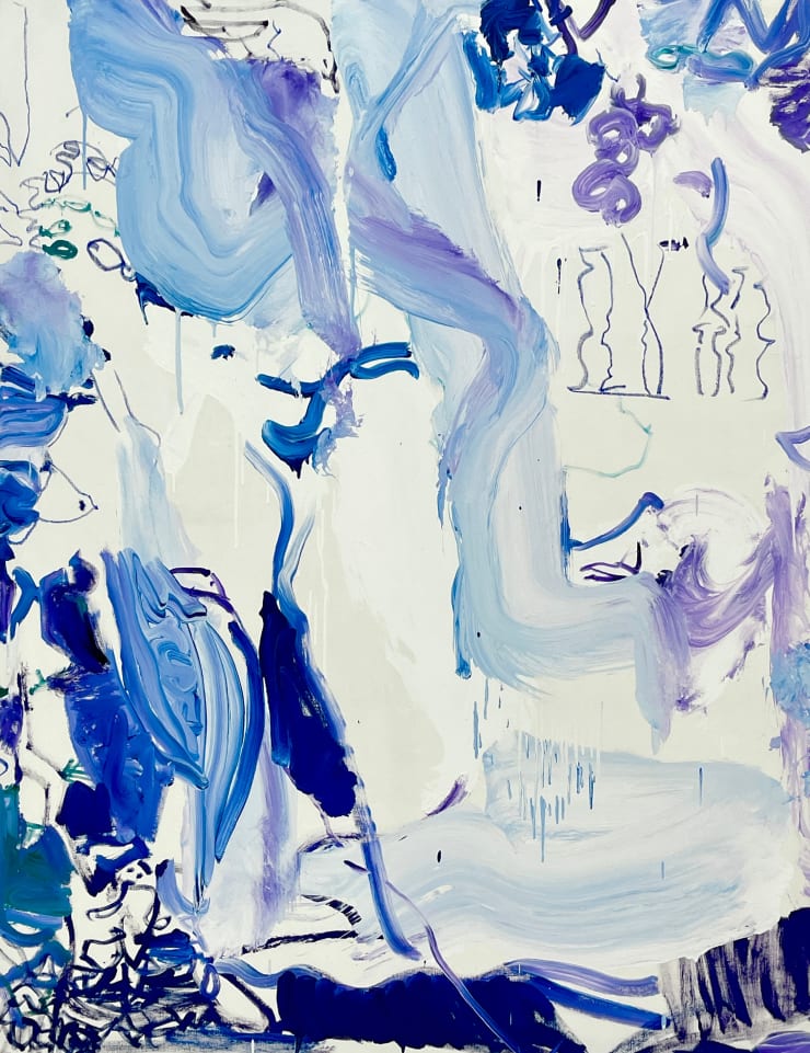 Keiko Kimoto, Wasserfall Vögel Fische , 2024