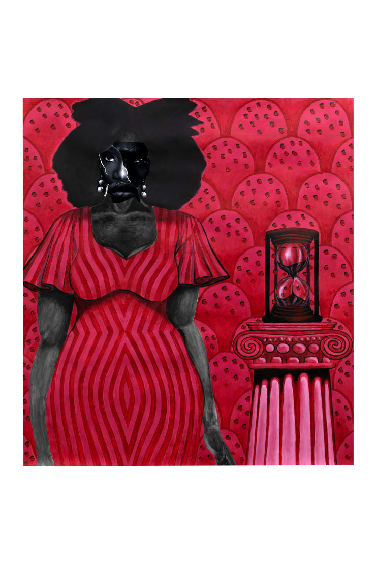 Larry Amponsah, Still Here-In Time, 2021