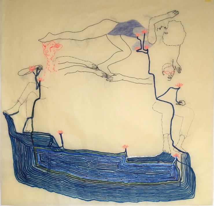 Wura-Natasha Ogunji, Audre, ada and Antonio's lungs, lagoon side, 2018