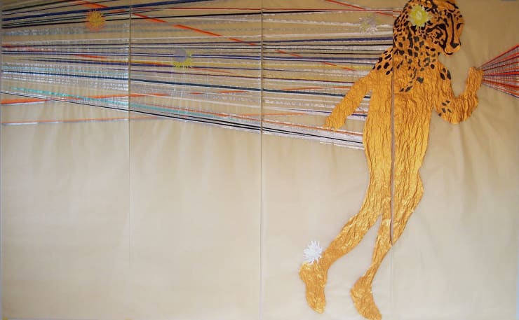 Wura-Natasha Ogunji, Cheetah, Quadriptych, 2016