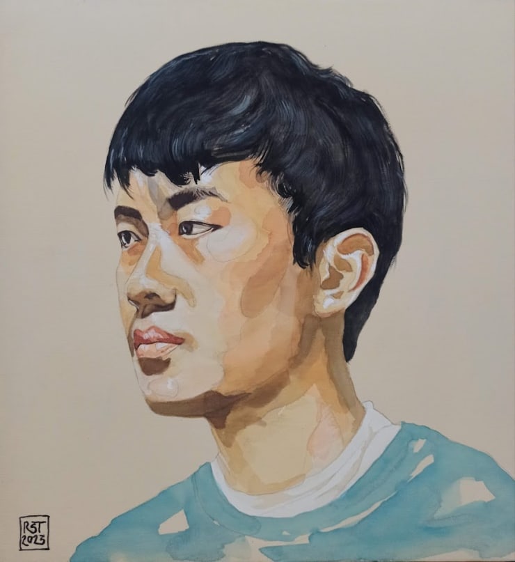 Richard Streitmatter-Tran, Transplant (Teal), 2023