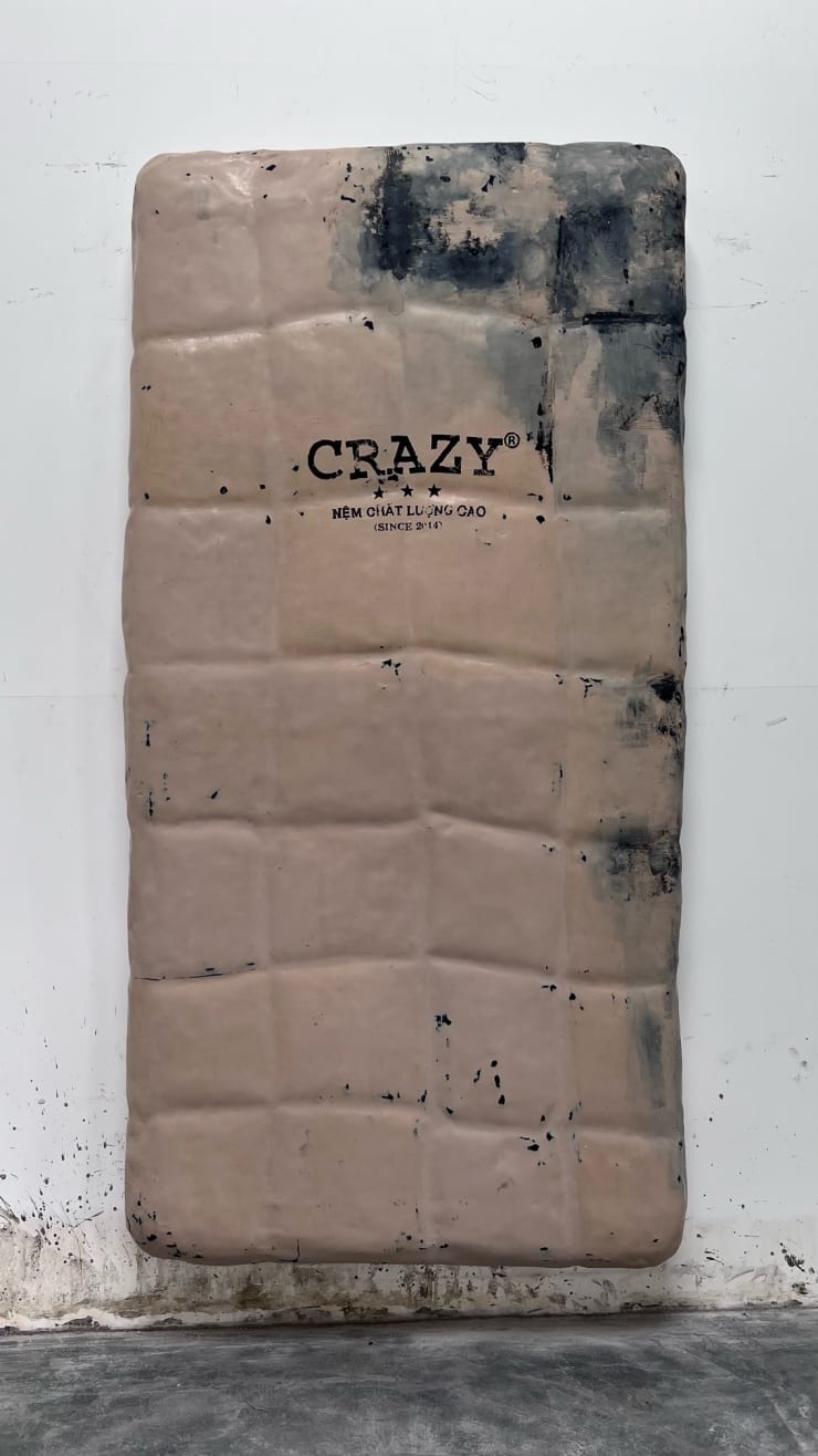 Hoàng Thanh Vĩnh Phong, Portrait de matelas #47 CRAZY, 2022
