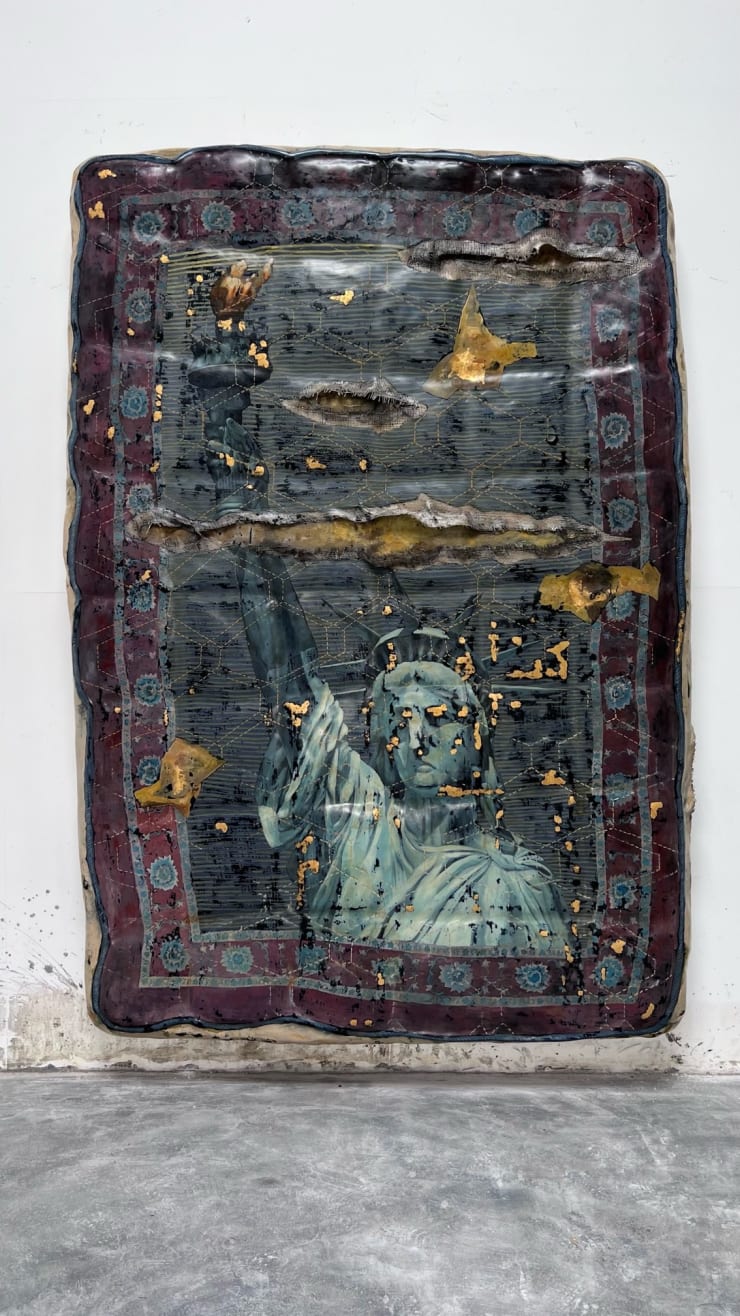 Hoàng Thanh Vĩnh Phong, Portrait de matelas #50 LIBERTY, 2022