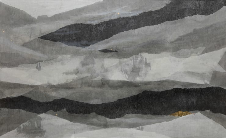 AN Xiaotong, An Xiatong_谧 River_100 x 100 cm_XIA024, 2023