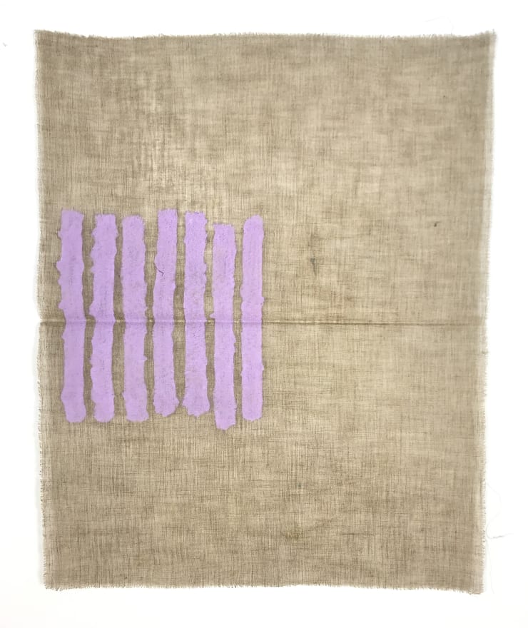 Giorgio Griffa, Verticale, 1976