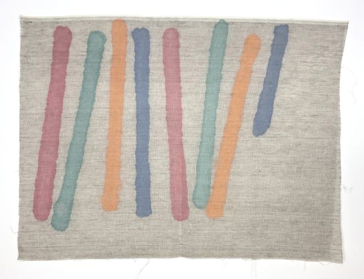 Giorgio Griffa, Quattro colori, 1978
