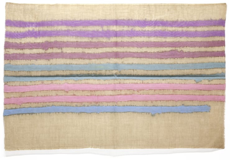 Giorgio Griffa, Linee orizzontali, 1973