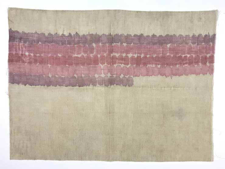 Giorgio Griffa, Segni orizzontali, 1975