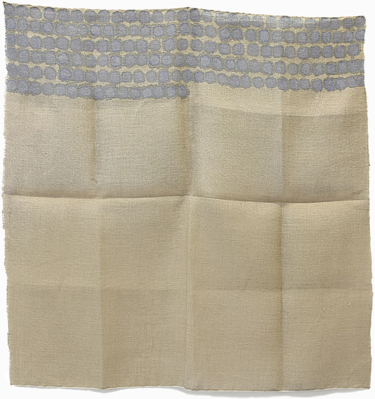 Giorgio Griffa, Segni orizzontali, 1974