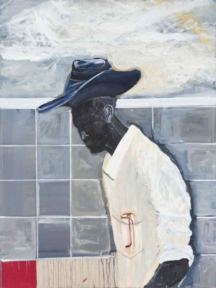 Sem título [Untitled], 2020 acrílica sobre tela[acrylic on canvas] 160 x 120 x 4 cm [63 x 47 1/4 x 1 5/8 in] Arjan Martins