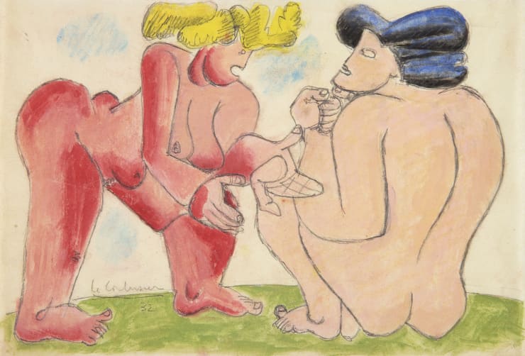 Le Corbusier, Two Female Nudes, 1933