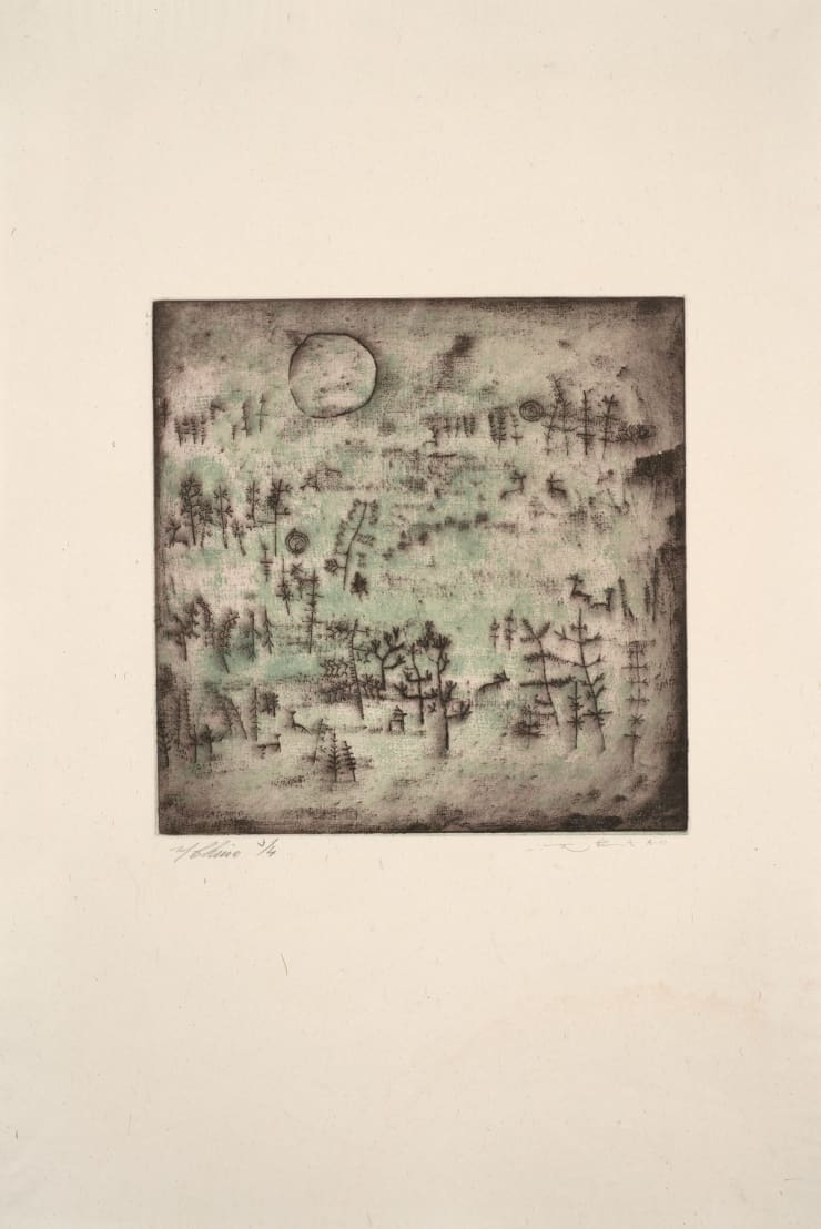 Zao Wou-Ki, Landscape in the sun, 1950