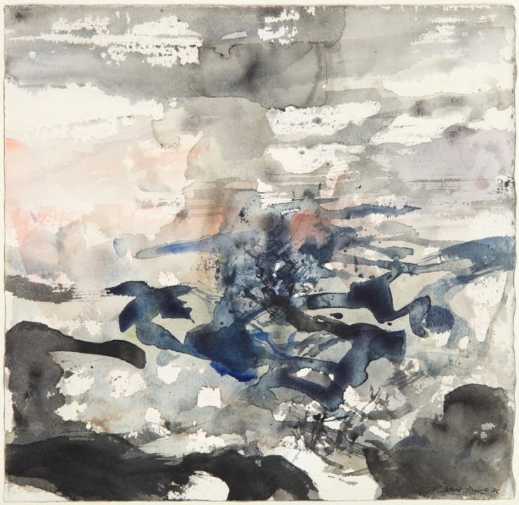 Zao Wou-Ki, Composition, 1976
