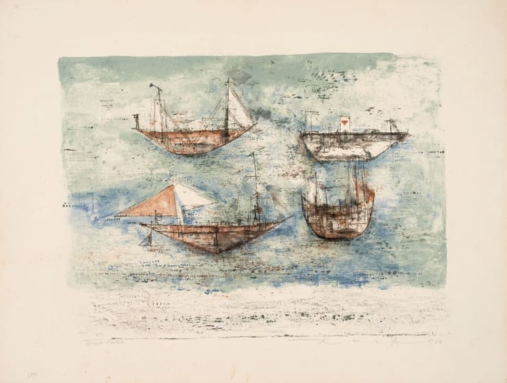 Zao Wou-Ki, Sails to the Sea, 1953