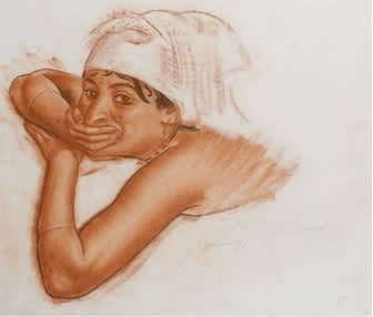 Alexander Iacovleff, Fatima in Colomb Bechar, 1924 - 1925