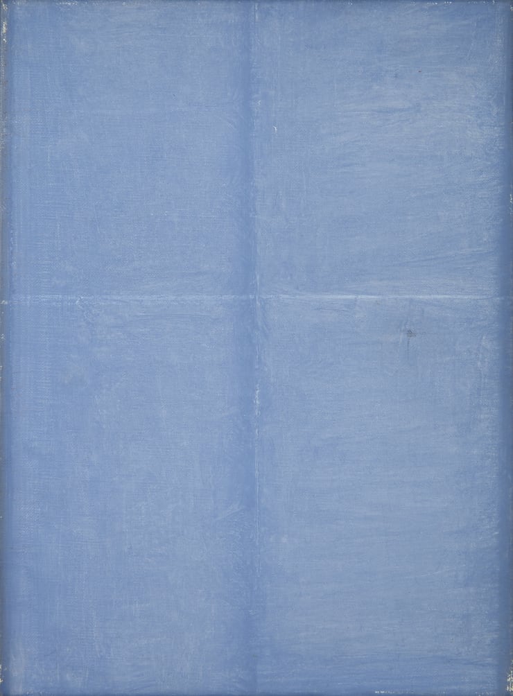 Genevieve Asse, Transparence Bleue , 1992