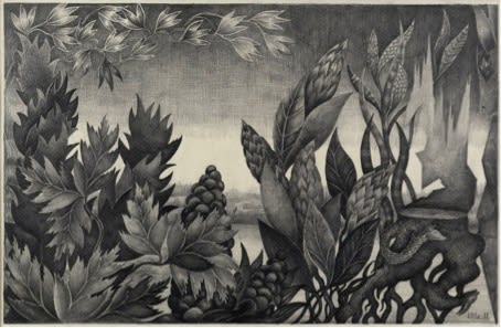 Valentina Kropivnitskaya, Shrubbery and Tall Grass, 1977