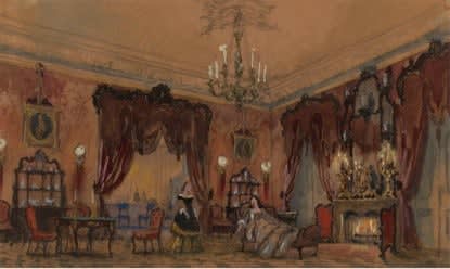 Alexandre Nikolayevich Benois, Set Design for L'Idiot, 1924-25