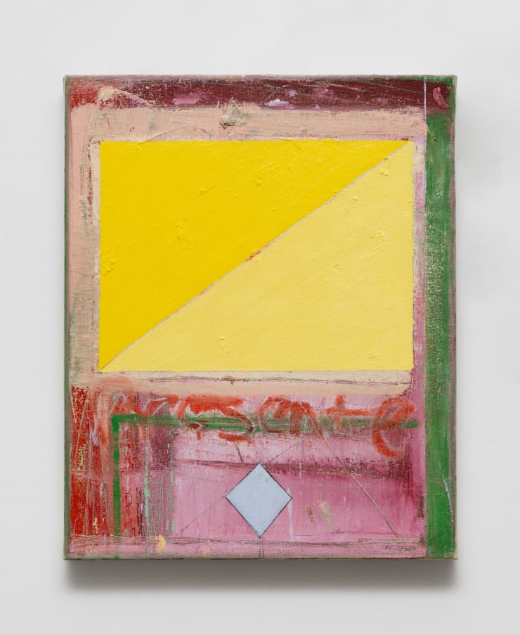 Jhonatan Pulido Presente y fortuna, 2025 Oil on canvas 51 x 41 cm 20 x 16 in