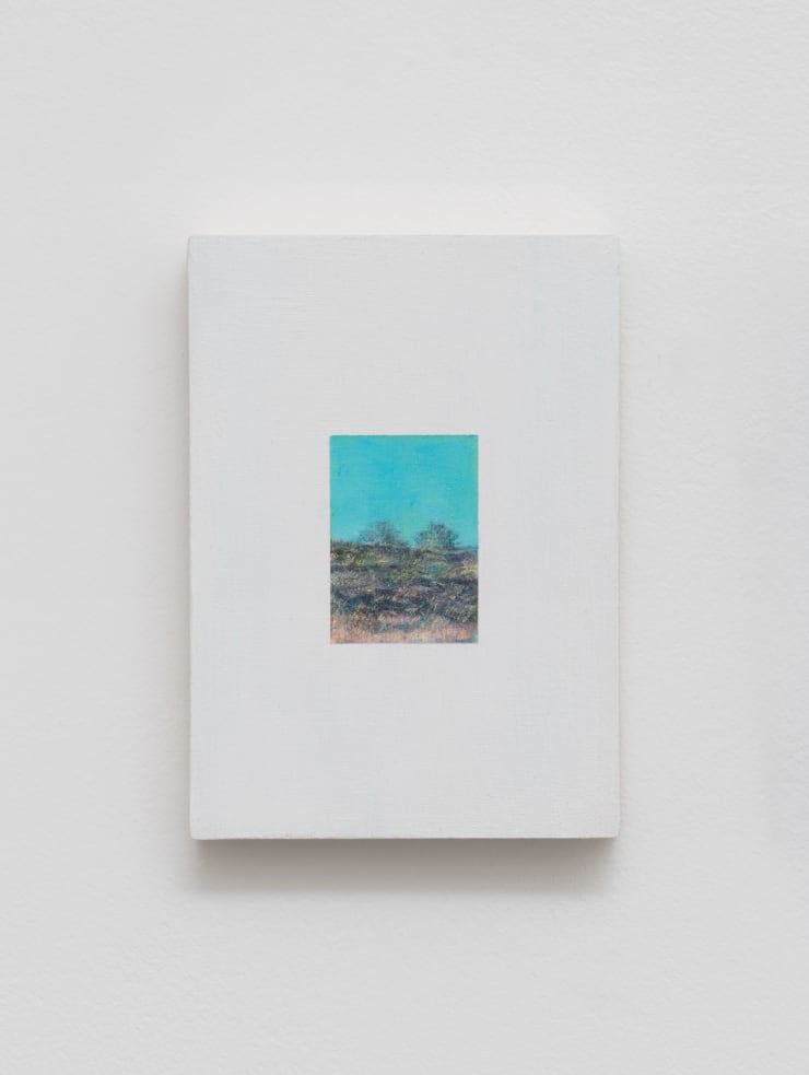 Hannah-Sophia Guerriero At Ease, 2025 Oil on pine wood panel 12.5 x 9 cm 5 x 3 1/2 in